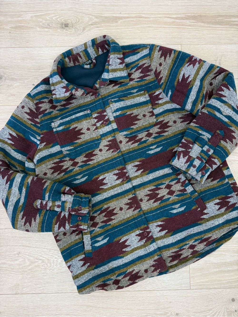 Stoic Southwestern Aztec Coat